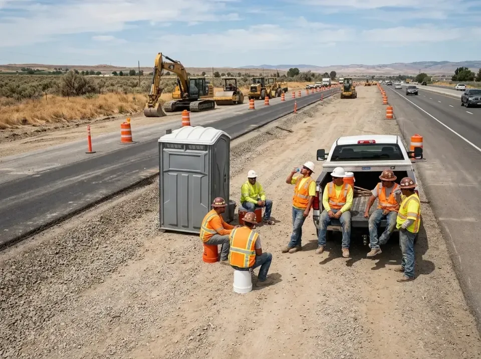 highway-road-construction-crew-007 — frequently asked questions, Porta Potty and Restroom Rentals in Kalona, IA